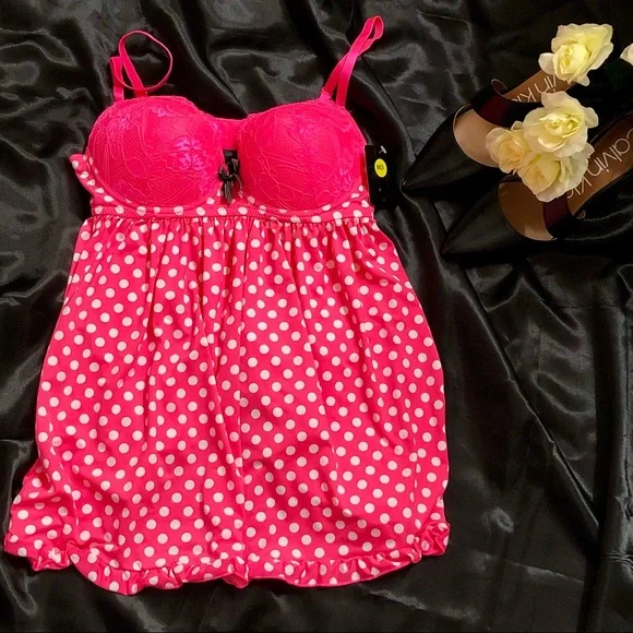 037 - Rene Rofe SEXY 2PC Lingerie Set Sz 6/8 M - Picture 9 of 10